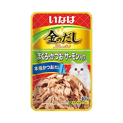 いなば 金のだし まぐろ・かつおサーモン入り 40g 16個セット