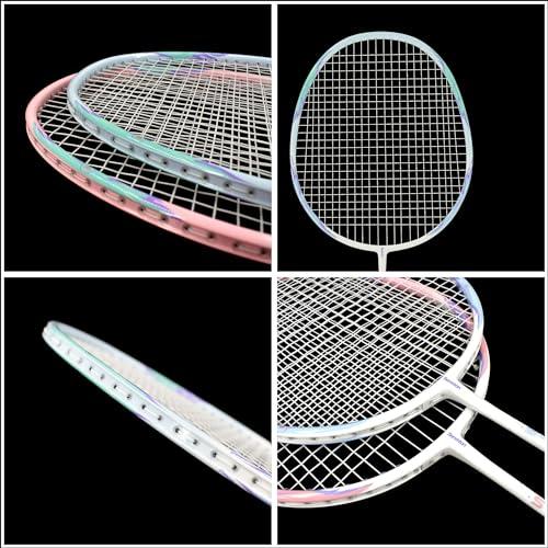 Senston 2本組みバドミントンラケットセットカーボンファイバーバドミントンラケット-1つのキャリングバッグが含まれています |  | 01