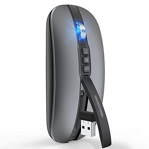 FMOUSE Bluetooth マウス ワイヤレスマウス 無線 マウス 静音 充電式 薄型 小型 6ボタン2.4GHz 光学式 高精度 省エネ | 