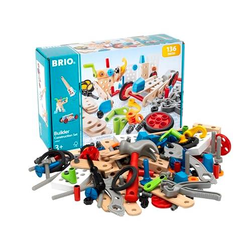 BRIO (ブリオ) ビルダー コンストラクションセット [全136ピース] 対象年齢 3歳~ (大工さん 工具遊び おもちゃ 知育玩具) 34 | 