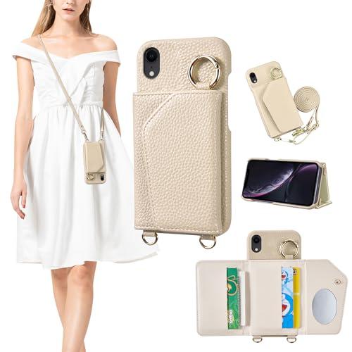 iPhone XR ケース 手帳型 iphone x r スマホケース iphonexrスマホケース手帳型 iphoneケースｘr 調節なショル | 