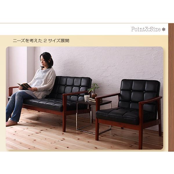 コスパクリエーション [BARNEY（バーニー） 木肘レトロソファ 1人掛け 木肘レトロソファ【BARNEY】バーニー 1人掛け／2人掛け／3人掛け