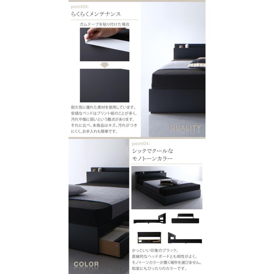 配送員設置送料無料 棚付き 収納ベッド Umbra アンブラ スタンダードポケットコイルマットレス付き ダブル フレーム色 ブラック マットレス色 ブラック お1人様1点限り Www Kingfishswimming Com