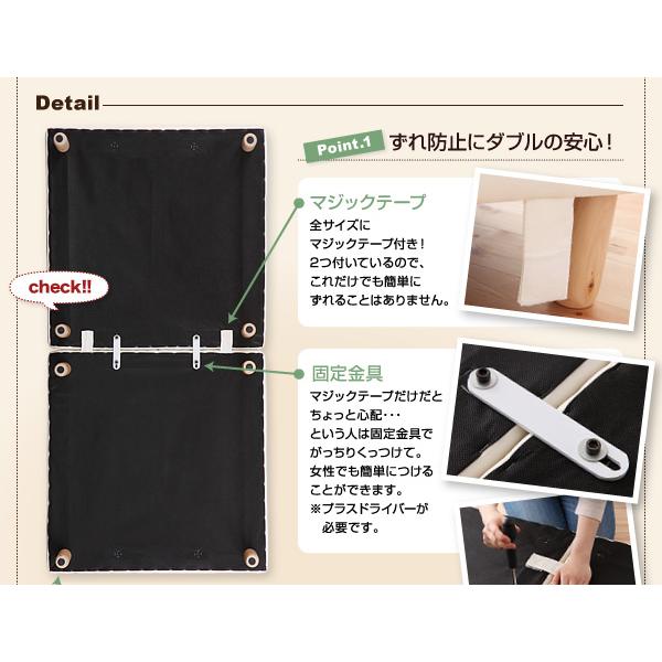分割式ポケットコイルマットレスベッド 脚22cm 【タイプセミシングル】 ダブル