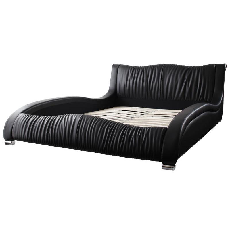 高級レザー デザイナーズベッド Formare フォルマーレ ベッドフレーム