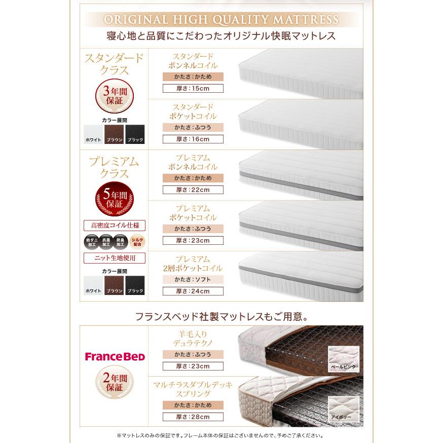 【希少品】 選べる7つの寝心地 すのこ構造 脚付きマットレス ボトムベッド プレミアム 2層ポケットコイルマットレス付き キング マットレス色 ブラック 【1185027871】(42134円)