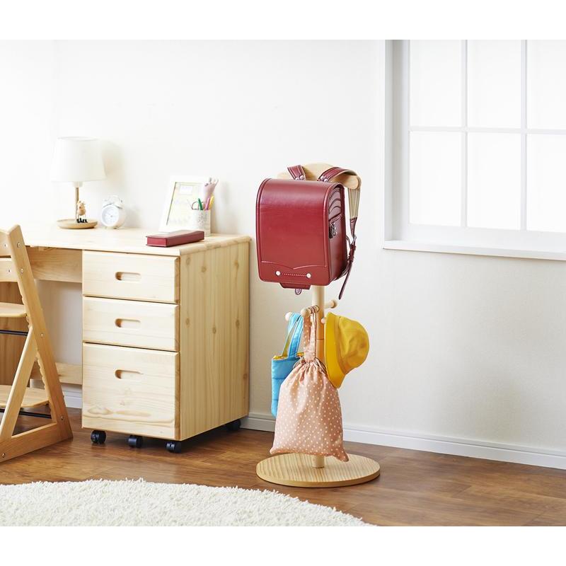 日本最大の どこにでも置けるランドセルハンガーポール Apricot アプリコット ナチュラル 子供用 収納 家具 Materialworldblog Com