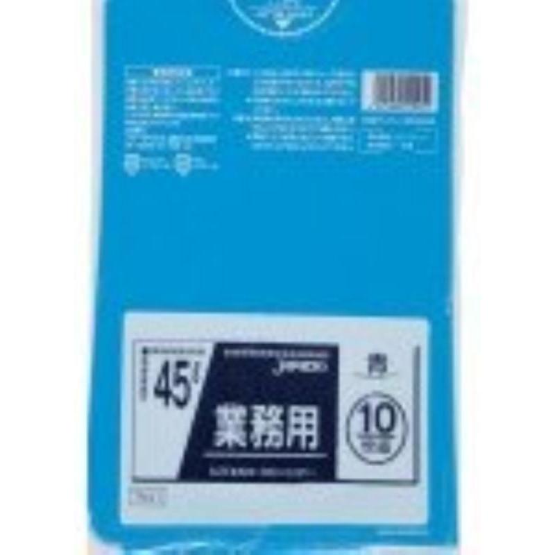 業務用45L 10枚入025LLD+メタロセン青 TM41 まとめ買い 60袋×5ケース 合計300袋セット 38-284