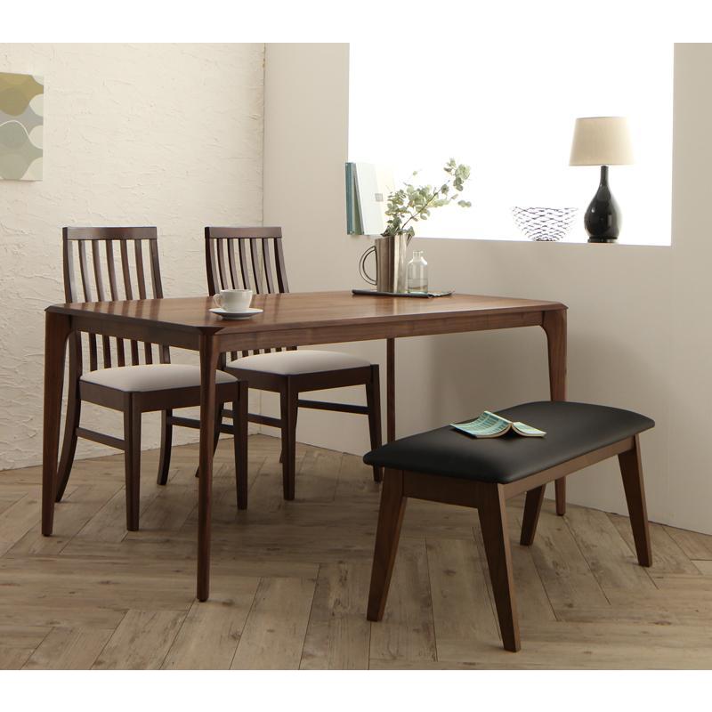 総合ランキング1位 ダイニングテーブルセット 4人掛け 北欧 無垢 おしゃれ ダイニングテーブル ウォールナット ダイニングセット 4人 天然木 幅150 ダイニングチェア モダン 和モダン 和風 アッシュ 無垢 食卓 食卓テーブル 1500 お掃除ロボット対応 史上最も激安 Ecovic Net