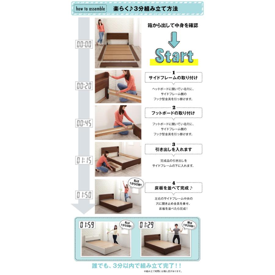 Lacomita ポケットコイルマットレス付き シングル フレーム色 【イリュー】 ブラウン