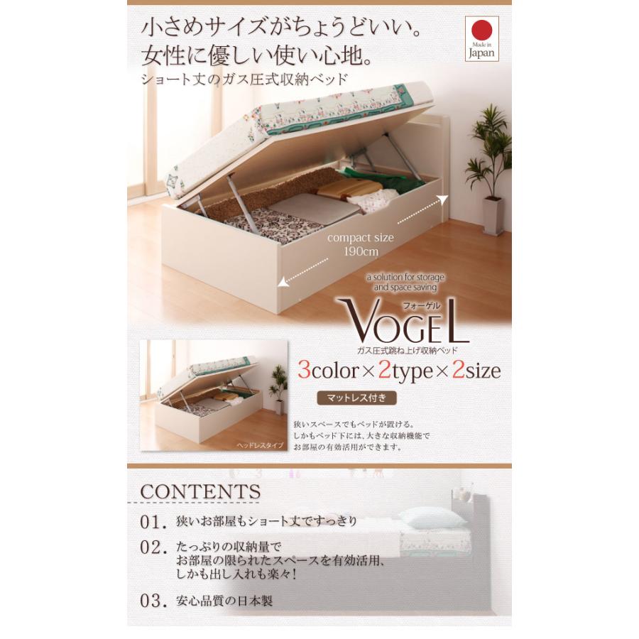 組立設置料込み〕跳ね上げベッド 〔Vogel〕 〔薄型プレミアムボンネル