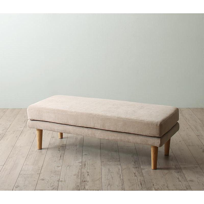 こたつリビングダイニング 〔メーヌ〕 ベンチ単品 ネイビー