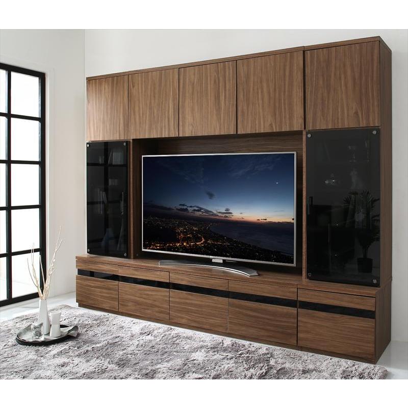 ハイタイプテレビボードシリーズ 〔Glass line〕グラスライン 3点