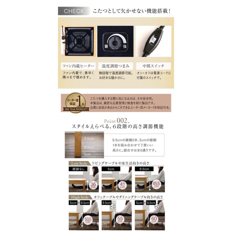 伸長式 こたつソファダイニングシリーズ 〔エッシャー〕 4点セット(テーブル+2Pソファ+1Pソファ+コーナー) 〔ソファ色〕ベージュ 【レックス】