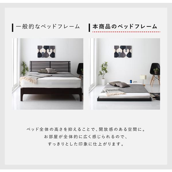 〔SKYline B〕 〔プレミアムボンネルコイルマットレス付き〕 シングル 〔フレーム色〕ウォルナットブラウン 〔マットレス色〕ブラック 【レスト】