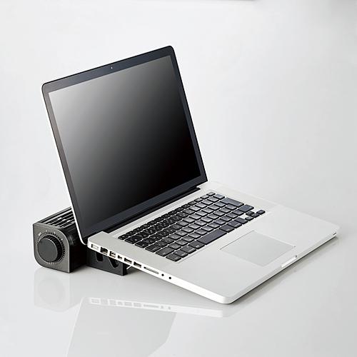 ELECOM（エレコム） USB扇風機 縦置き/横置き/ PC&タブレット冷却台 3