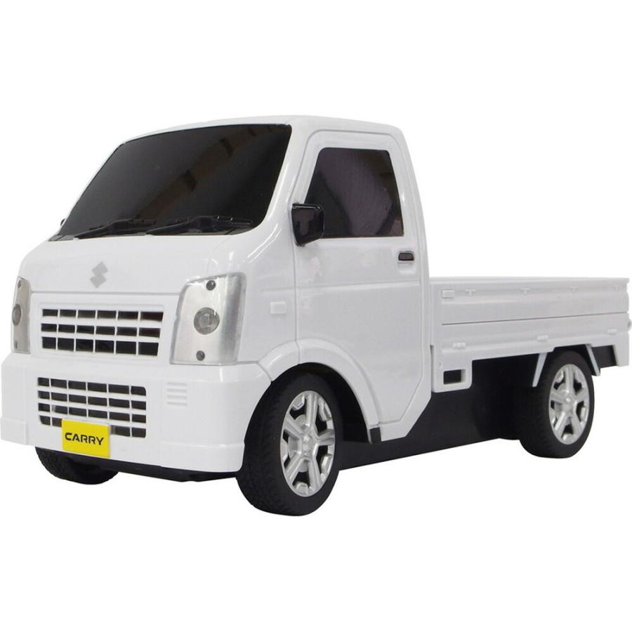 SUZUKI CARRY ススギ　キャリィー　軽トラック ホワイト SUZUKI(スズキ) CARRYキャリー 本格軽トラ R/C ラジオコントロールカー