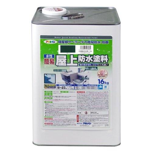 アサヒペン 水性簡易屋上防水塗料 グリーン 16kg : 7092542395 アサヒペン 水性簡易屋上防水塗料 グリーン 16kg : 7092542395