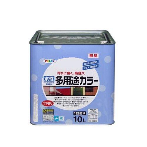 アサヒペン 水性多用途カラー 10L ミルキーホワイト