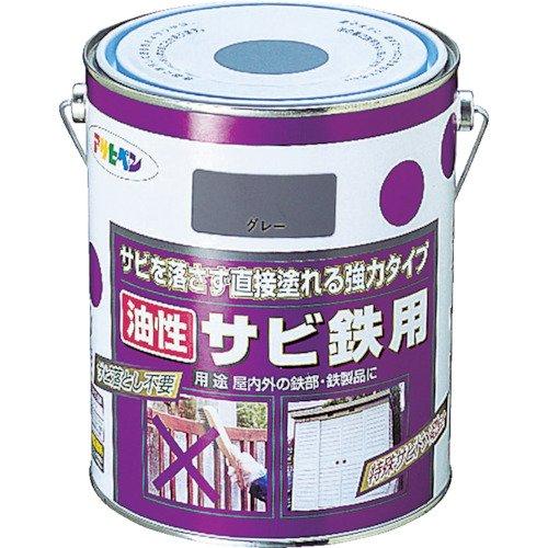 まとめ買い アサヒペン 油性サビ鉄用 1.8L 赤さび 〔3缶セット〕