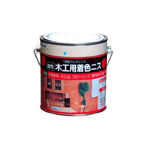 アサヒペン 油性木工用着色ニス 0.7L ライトオーク｜kireshop