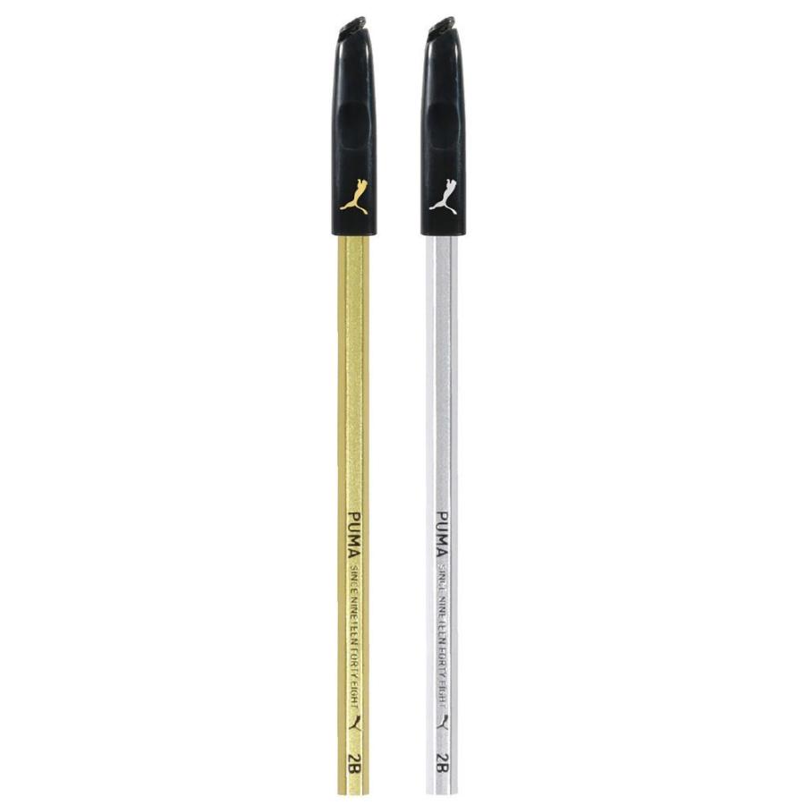 メール便発送 クツワ プーマ タッチキャップ 鉛筆2本付き  鉛筆がタッチペンになる 2本入 PM375
