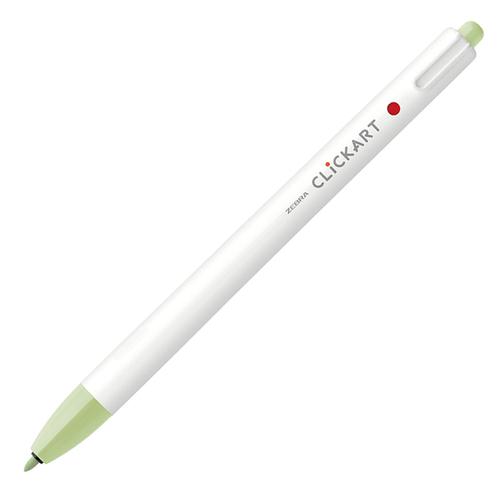 クリッカート （まとめ買い）ゼブラ ノック式水性カラーペン リーフ