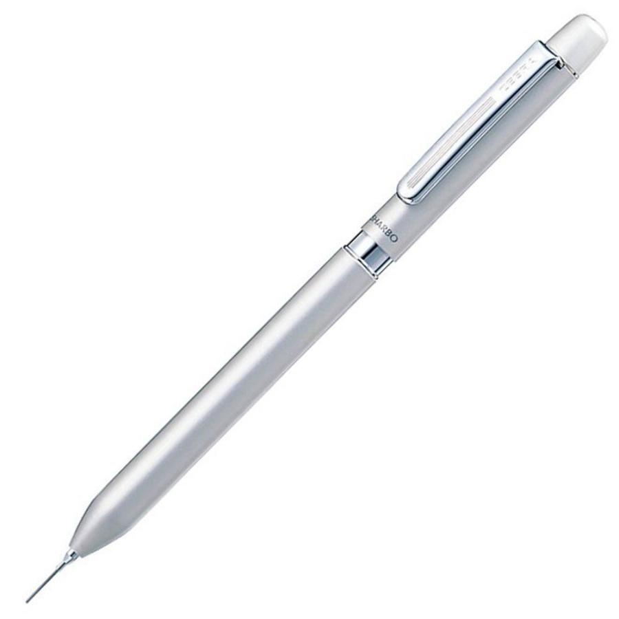 ZEBRA（ゼブラ） （まとめ）ゼブラ 多機能ペン 手帳用シャーボ 銀 SBA1
