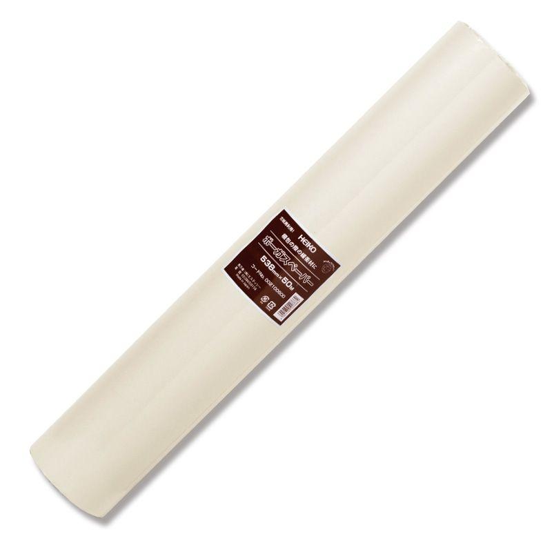 まとめ買い）HEIKO 緩衝材 ボーガスペーパー 538mm×50m巻 1本 梱包用品