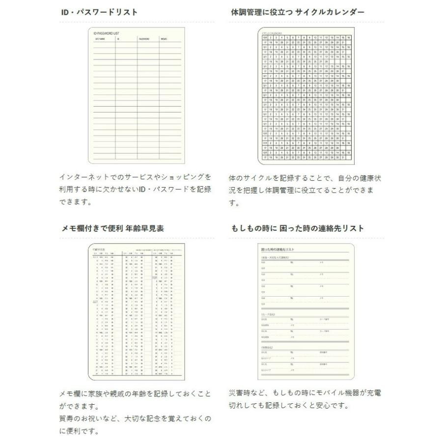 （まとめ買い）ダイゴー 手帳 2024年4月始まり ミル MILL BOTANICAL マネジメント（1週間＋横罫） B6 イエロー E9579 〔3冊セット〕｜kireshop｜06