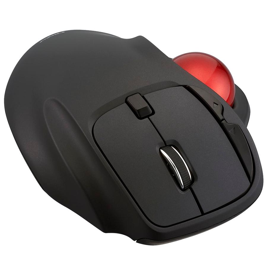 （まとめ買い）ナカバヤシ スタンダード 無線5ボタン光学式親指トラックボール ブラック MUS-TRIF175BK 〔3個セット〕_2