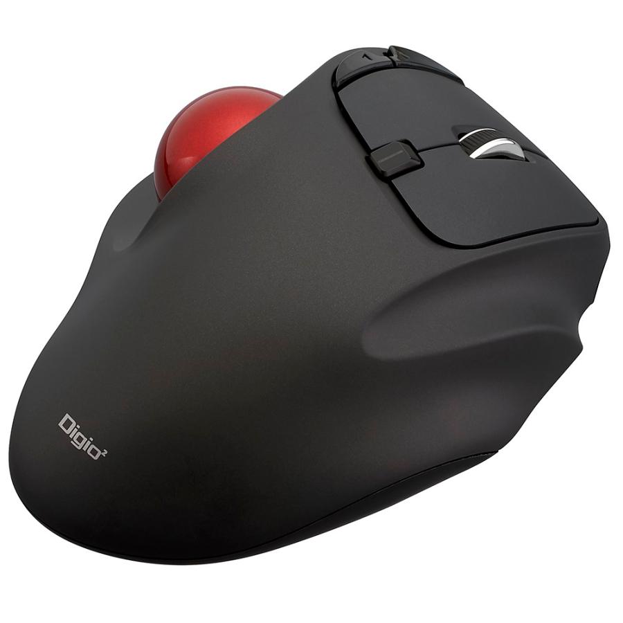 （まとめ買い）ナカバヤシ スタンダード 無線5ボタン光学式親指トラックボール ブラック MUS-TRIF175BK 〔3個セット〕_4