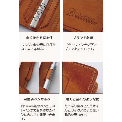 （まとめ買い）レイメイ藤井 ダヴィンチ ロロマクラシック システム手帳 A5サイズ リング20mm ブルーDSA3010A〔×3〕の画像