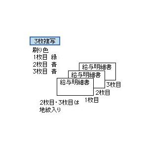 （まとめ買い）ヒサゴ　ドットプリンタ帳票　給与明細書　GB153C　密封式　250セット入　3枚複写　〔×3〕