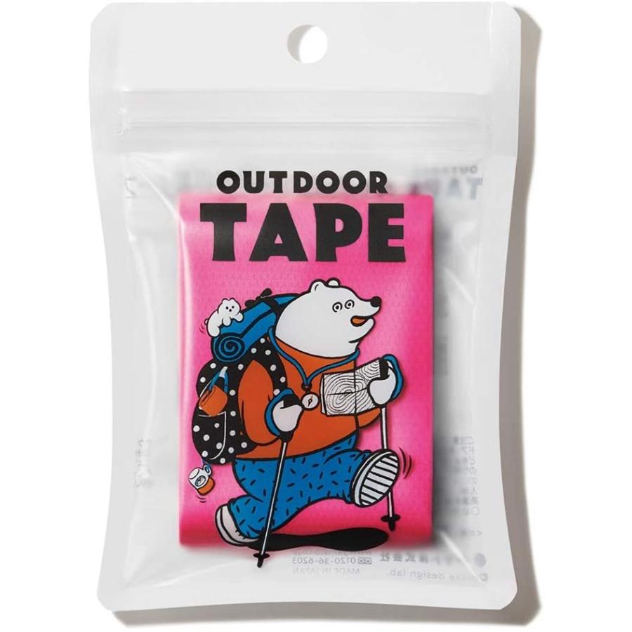 （まとめ買い）ヤマト 万能布粘着テープ アウトドアテープ 50mm×3m ネオンピンク OD-NPI 〔6個セット〕