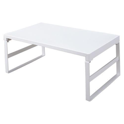 （まとめ買い）リヒトラブ 机上台 390mm 白 A-7331-0 00006988 〔3台セット〕