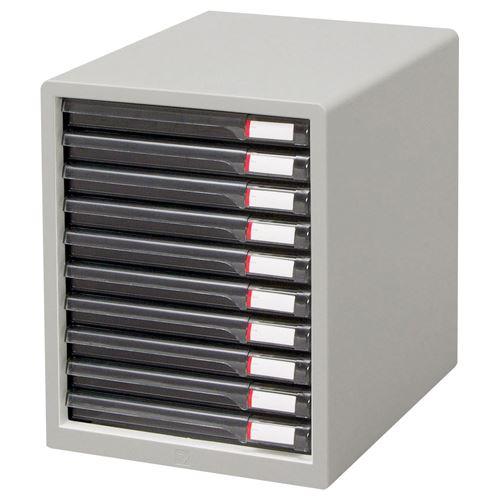 （まとめ買い）アイリスオーヤマ レターケーススリムタイプ L-10SR L-10SR ライトグレー 00011674 〔3個セット〕