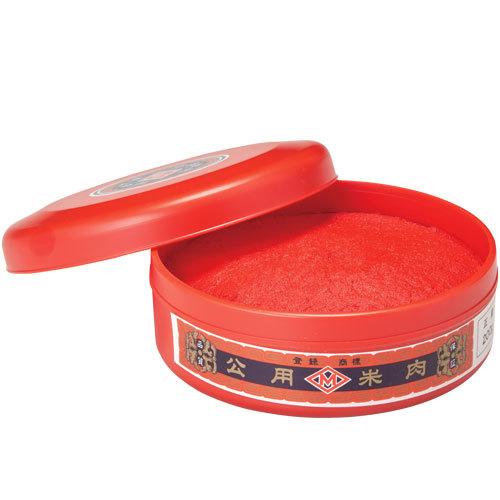 （まとめ買い）サンビー ヒシM 練朱肉 公用 200g SN-HM200K 〔3個セット〕