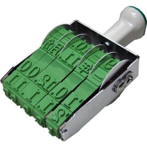 （まとめ買い）サンビー テクノタッチ回転印 欧文初号日付 TK-D00 00702711 〔3個セット〕