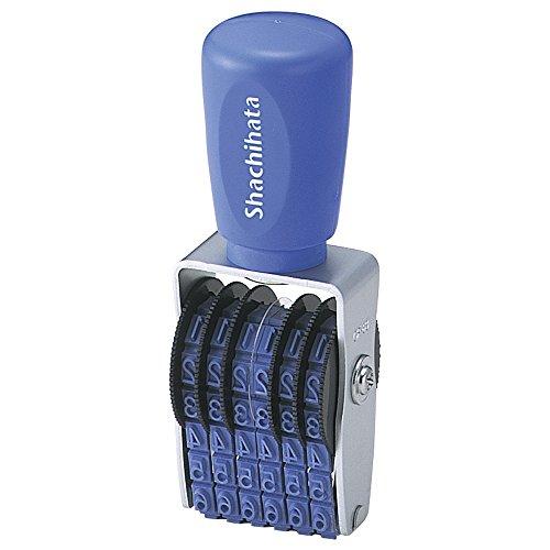 （まとめ買い）シャチハタ 欧文6連 2号 明朝体 CF-62M 00048787 〔3個セット〕