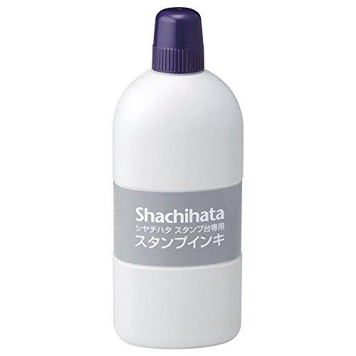 （まとめ買い）シャチハタ スタンプ台専用インキ 大瓶 紫 SGN-250-V 00067958 〔3個セット〕
