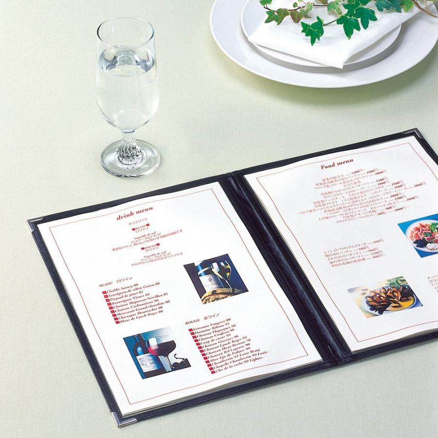 激安通販販売 ブラック レシピアン 4p Me 1000用 補充ファイル メニューファイル セキセイ