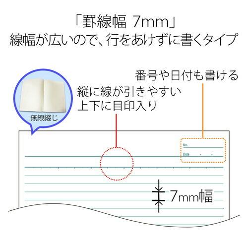 （まとめ買い）プラス ノートブック セミB5 A罫 30枚 10冊入 NO-003AS-10P 〔×3〕｜kireshop｜08