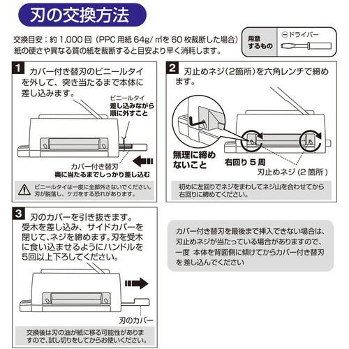 PLUS（プラス） 断裁機PK-113専用替刃セット PK-113H : キリーショップ
