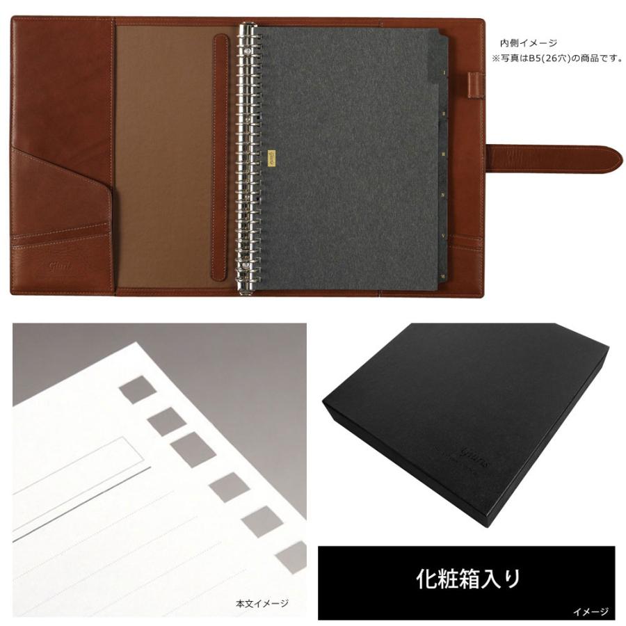 maruman（マルマン） バインダー ソメス 高級本革 ファイルノート