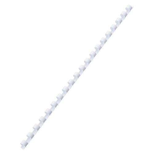 （まとめ買い）GBCドキュバインド プラスチックリング 白 8mm A4 20穴 100本入 PR0820A4Z-WH〔×3〕