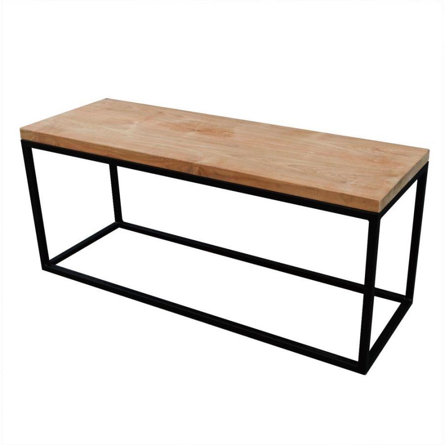 ジャービス商事 天然木無垢材 アイアンウッドキューブベンチ 34258