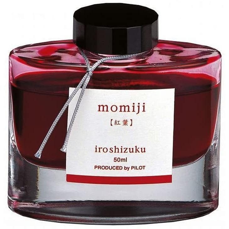 パイロット 万年筆インキ iroshizuku 色彩雫 50ml 紅葉 モミジ INK-50