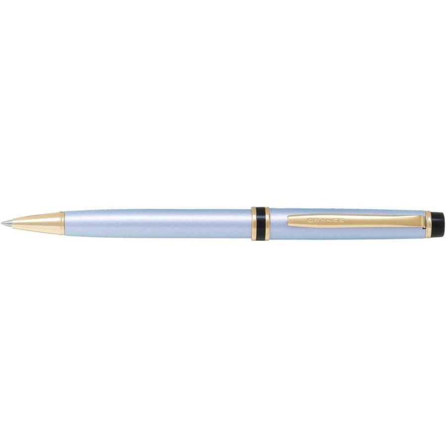 （まとめ買い）パイロット 油性ボールペン グランセ 0.7mm パールブルー BGRC-7SR-PL 〔3本セット〕