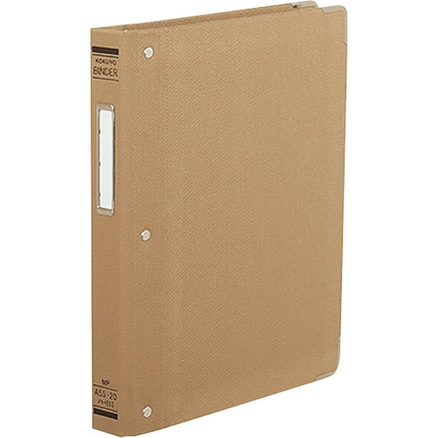 （まとめ買い）コクヨ バインダーMP 布貼 A5 縦 角金付 20穴 100枚収容 ハ-111 〔3冊セット〕
